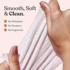 JILL Magic Wipes compact pack close-up showing lightweight, non-greasy finish on skin.