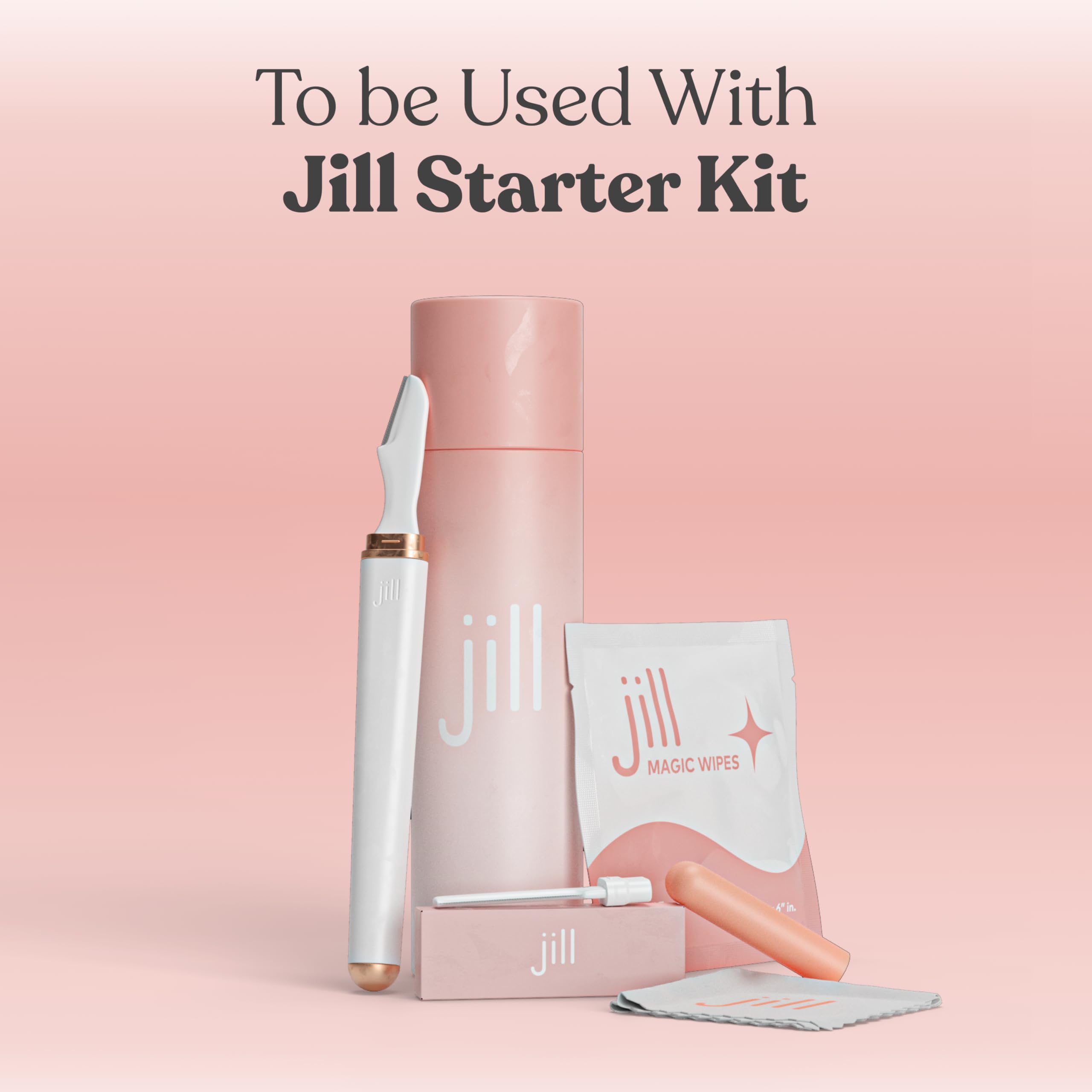 JILL Magic Wipes sensitive skin image illustrating gentle, fragrance-free formula.