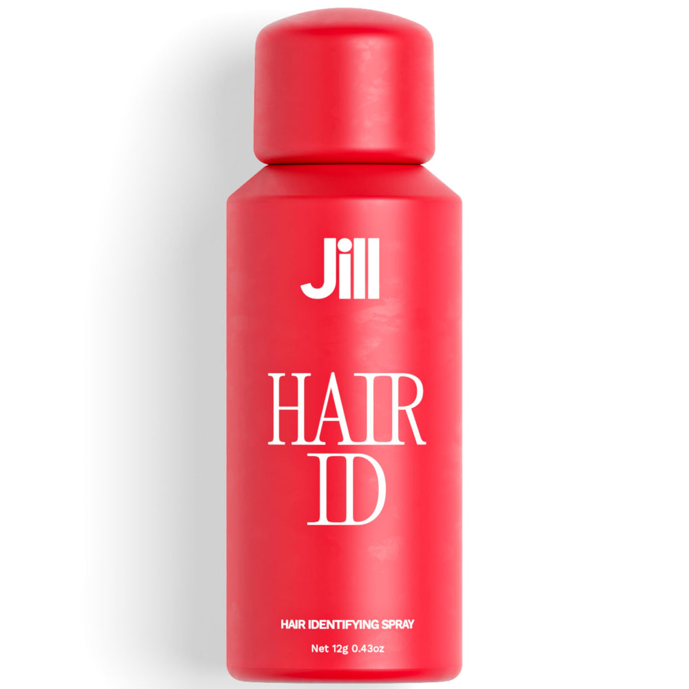 JILL Original Hair Identifying Spray bottle front for precise pre-shave prep