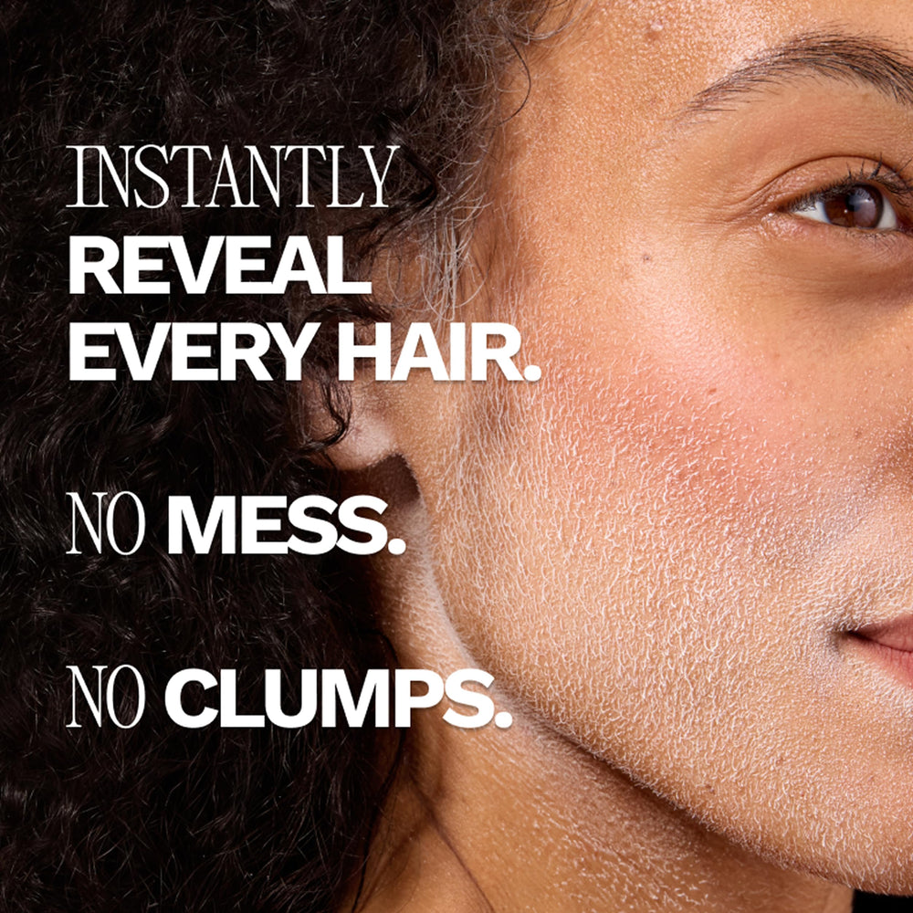 JILL Original Hair Identifying Spray brow-hairline-spotting shows fine hairs for shaping