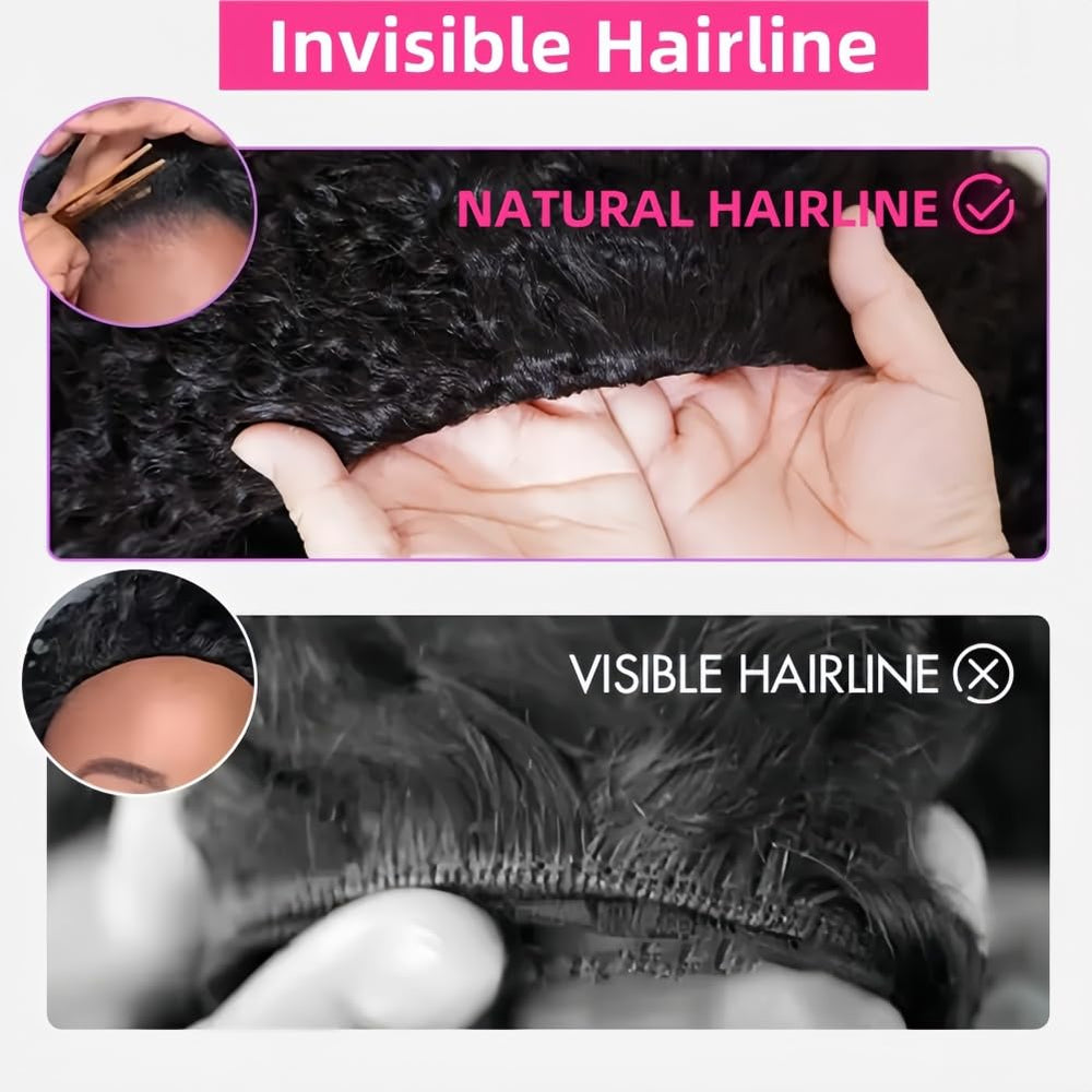 Jilnor Curly Half Wig headband wear for versatile daytime looks.