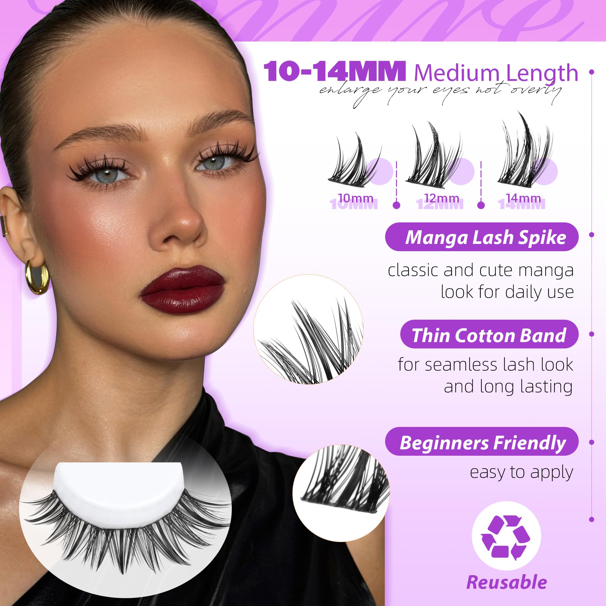 JIMIRE bond-seal lash glue provides strong hold for long-lasting wear