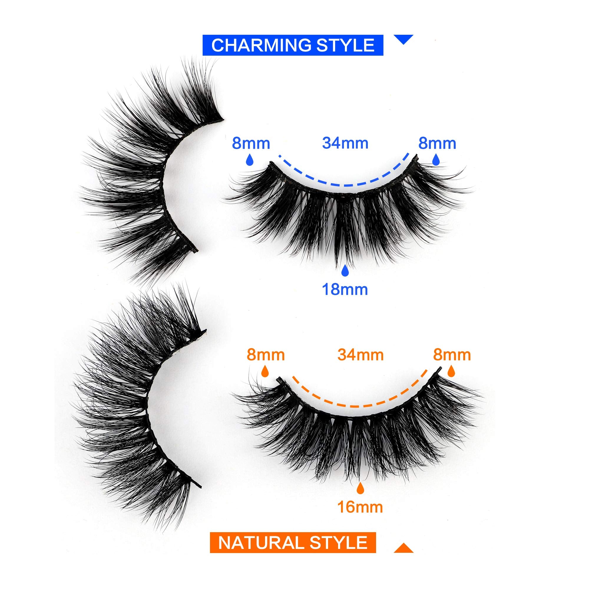 Jimire charming-style lashes closeup ideal for date nights with easy application.
