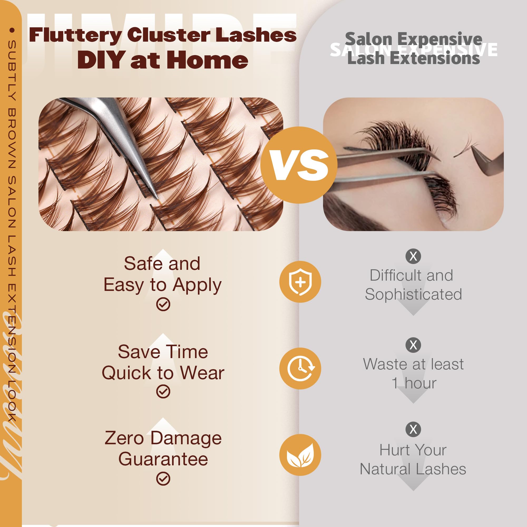 JIMIRE DIY salon results at home pack enables quick flawless lashes.