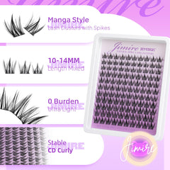 JIMIRE featherlight lash clusters deliver lightweight comfort and natural look