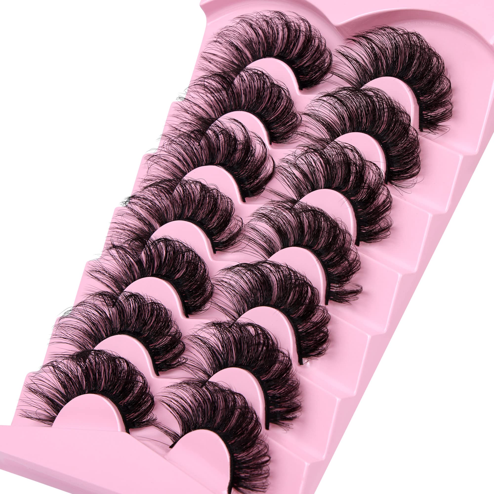 JIMIRE handmade lashes with black cotton band fit eyelids comfortably