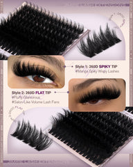 JIMIRE manga fairy-style clusters create whimsical volume for eye-catching day or night looks.