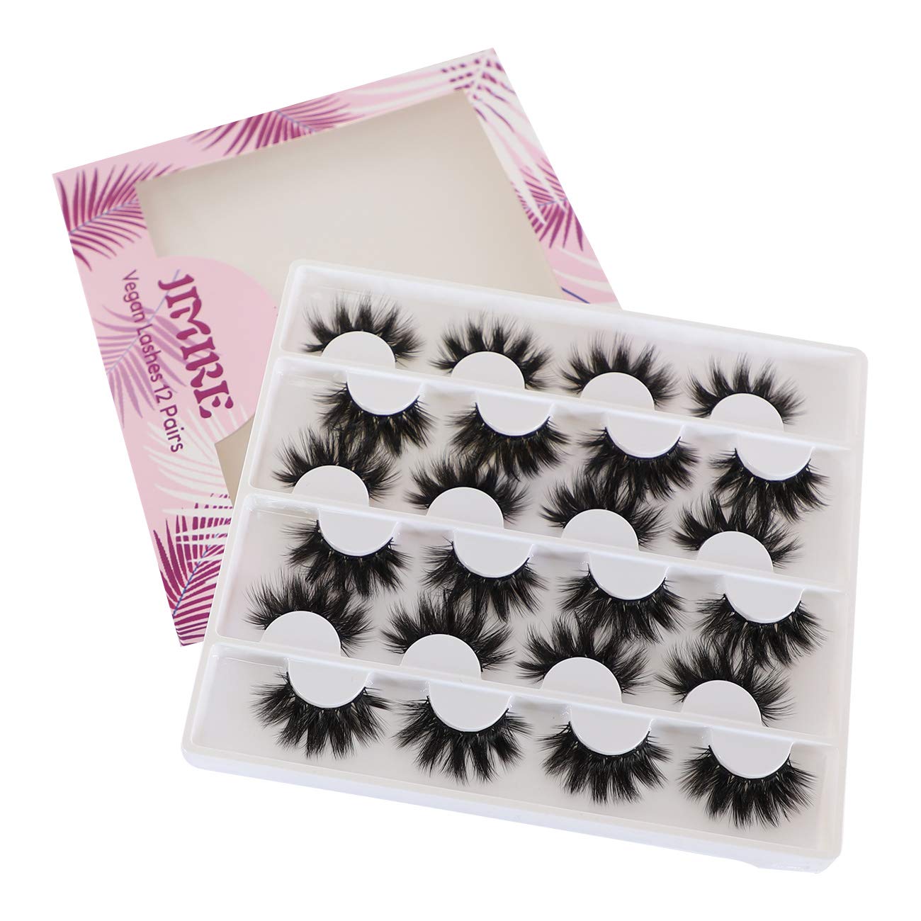 JIMIRE reusable lashes can be worn 3-5 times with proper care.