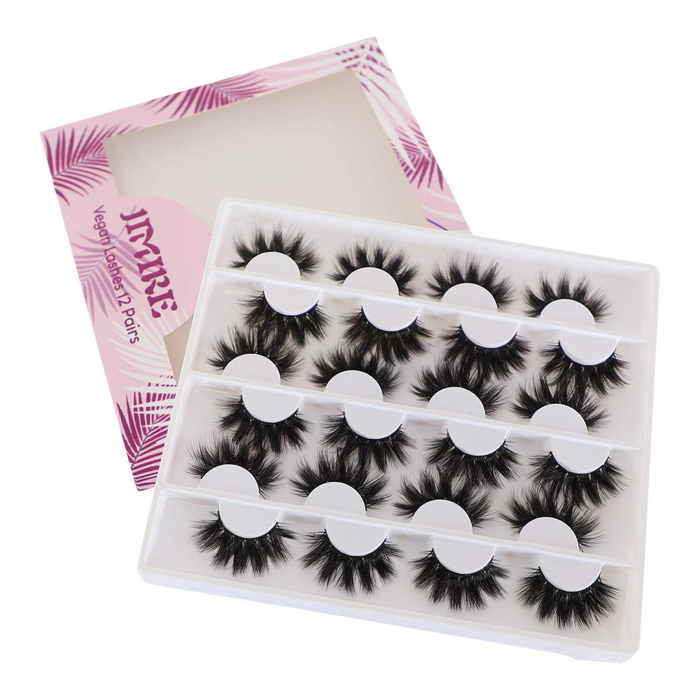 JIMIRE reusable lashes can be worn 3-5 times with proper care.