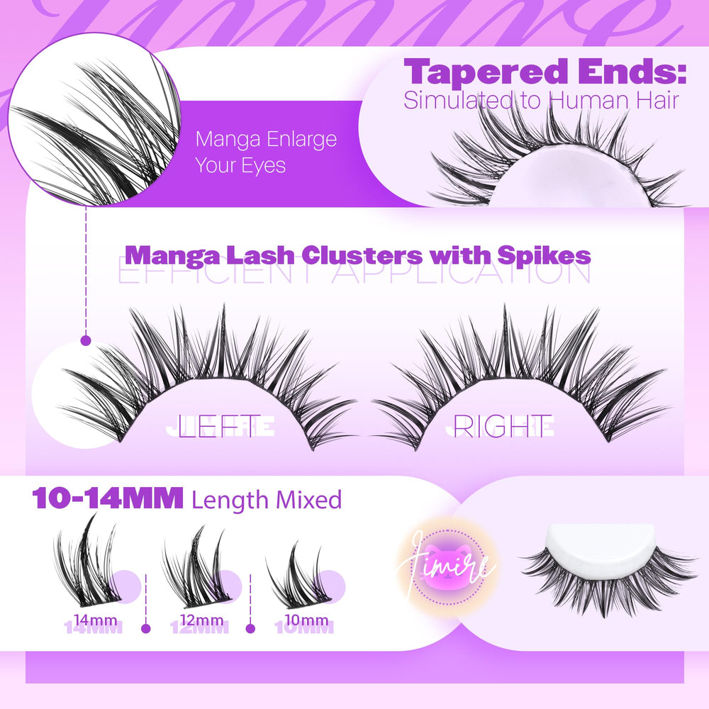 JIMIRE wide-band lash extension enables easy application