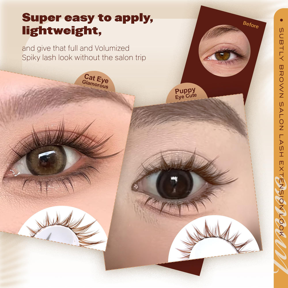 JIMIRE wide-band lash-architect creates red-carpet style volume with few clusters.