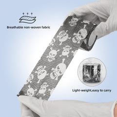 JimKing self-adhesive bandage wrap absorbs sweat, protecting skin and machine.