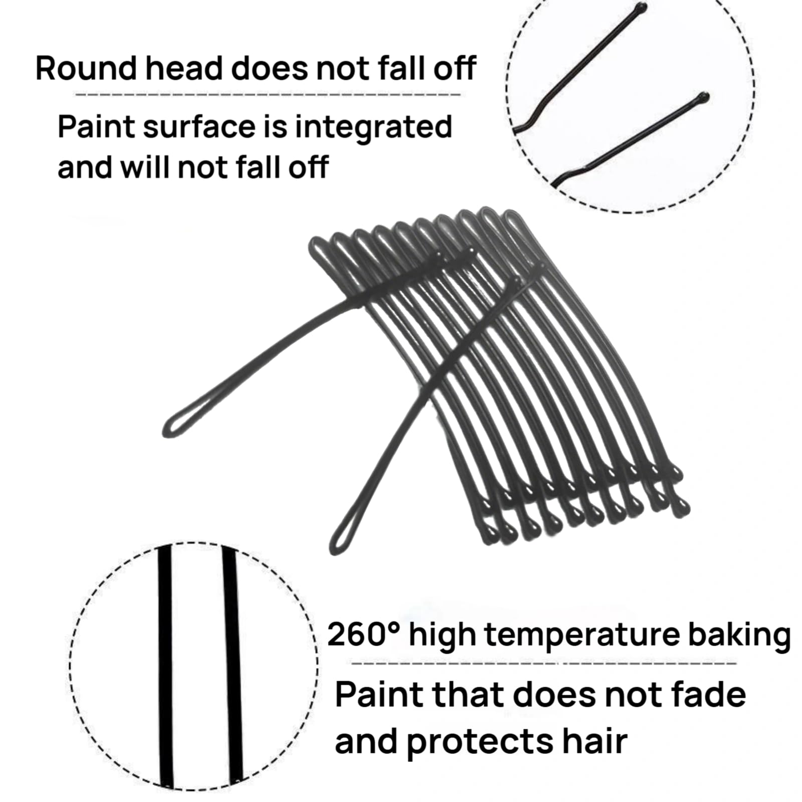 Jimmidy two-three-inch-length pins shown for versatile bun styling
