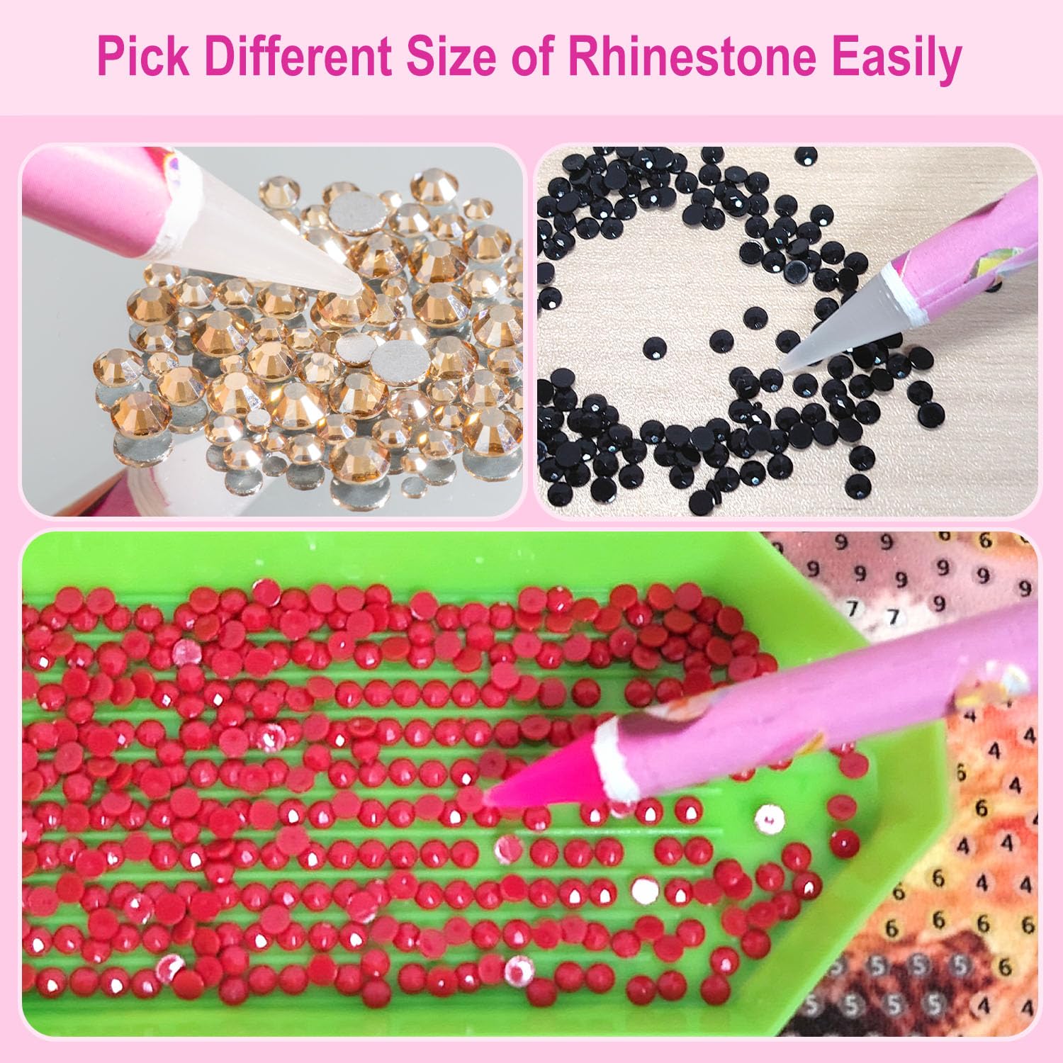 JINJINANV bedazzler diamond painting kit accessory for jewelry and crafts.