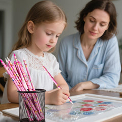 JINJINANV self-adhesive wax pencil for rhinestones demonstrating easy pickup.