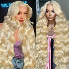 JINNOO 30-inch 613 lace-front wig in body wave for natural movement