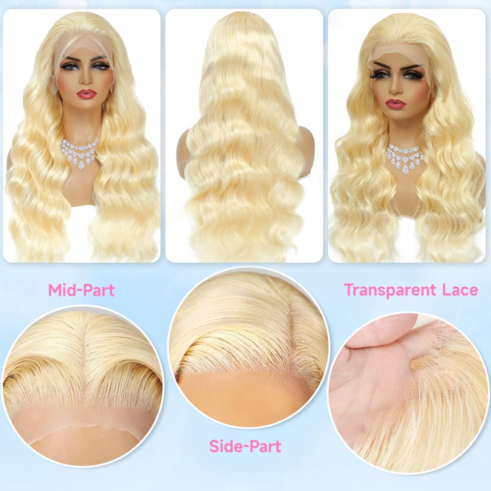 JINNOO Pre-plucked glueless lace-front wig enables quick, natural-looking parting