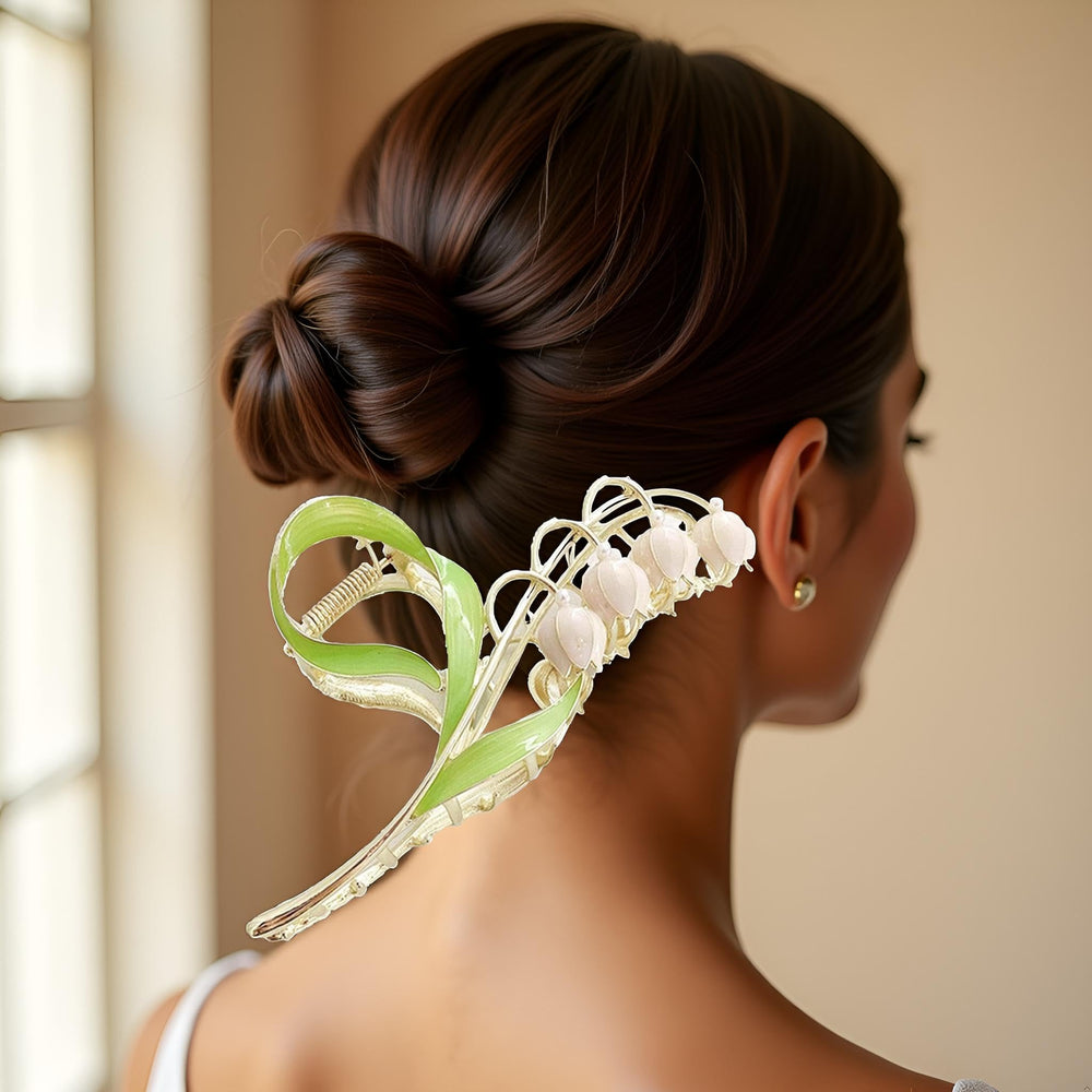 Jinshining updo styling clip aids elegant updo ideas.