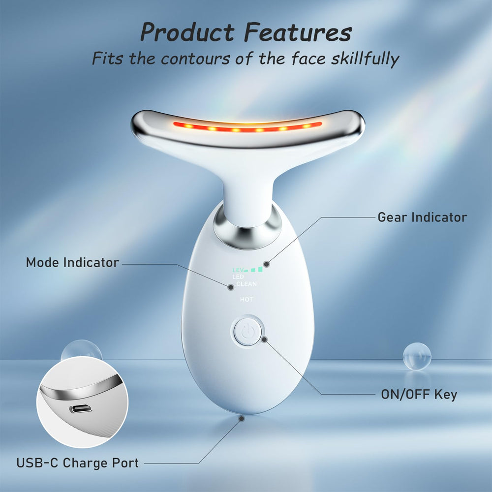 Jinstyles Neck and Face Tool compact-design for easy storage and travel.