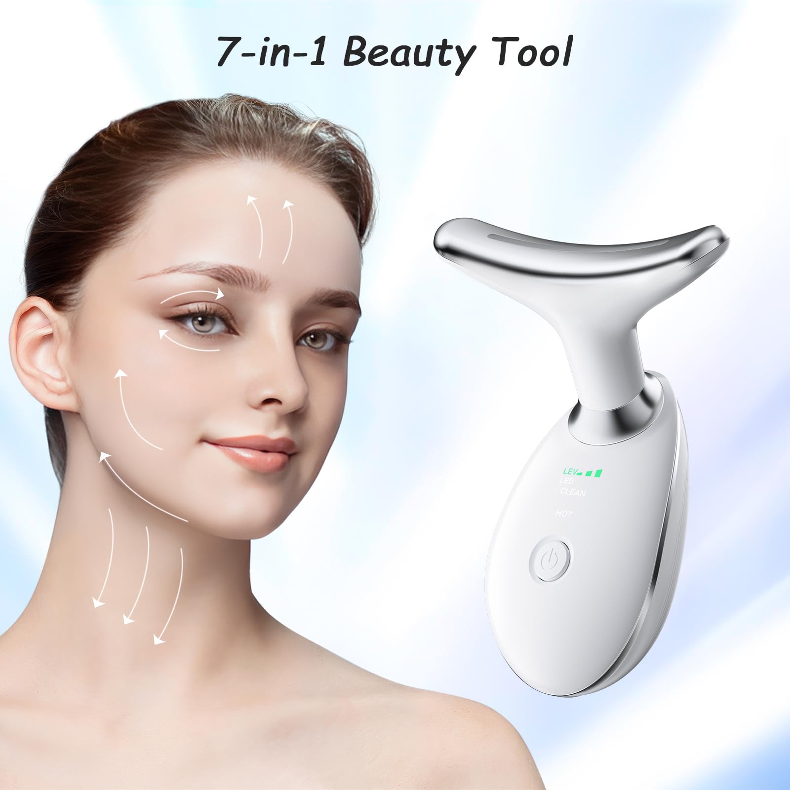 Jinstyles Neck and Face Tool for easy daily at-home skincare routines.