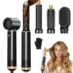 JINYAWA hair dryer brush 5-in-1 front view for quick all-in-one styling