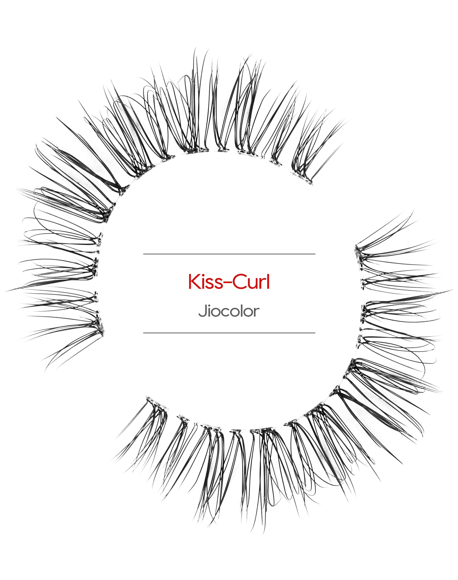 Jiocolor Fairy Strip Lashes premium fiber detail showing non-irritating fibers
