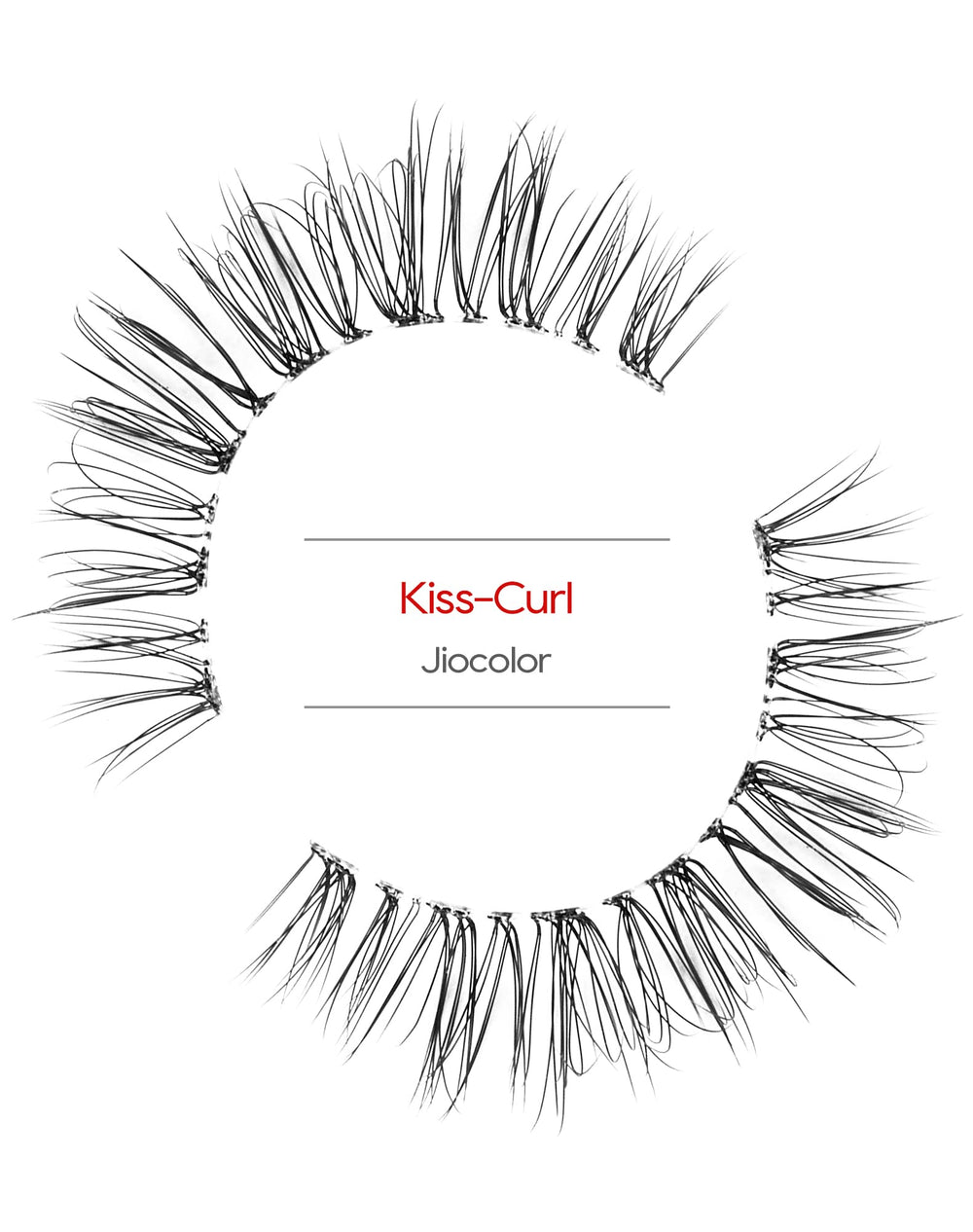 Jiocolor Fairy Strip Lashes premium fiber detail showing non-irritating fibers