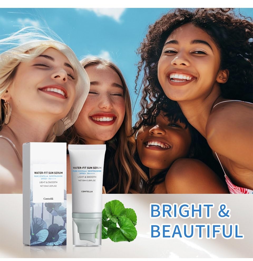 JISKG Centella Sunscreen para actividades al aire libre, protección y comodidad.