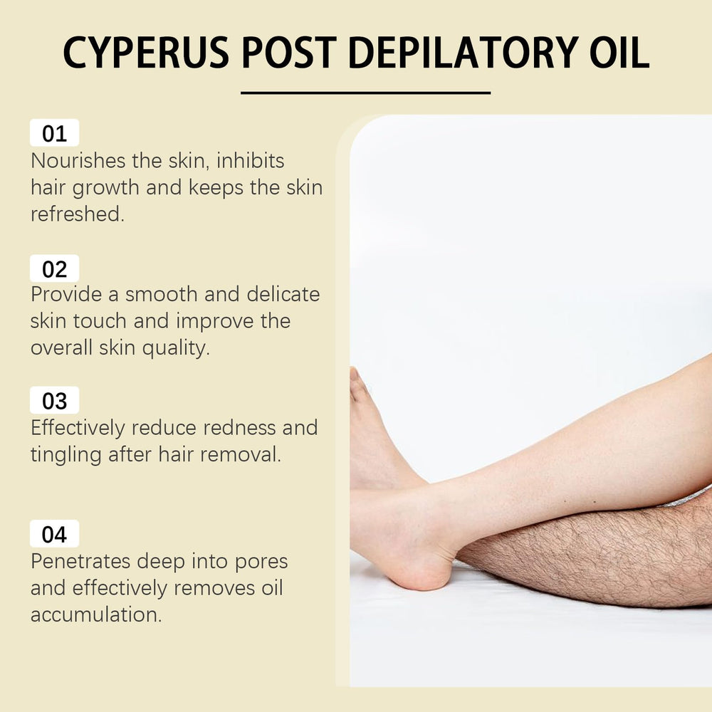 JISKG Cyperus Rotundus Oil for face use illustrating safe facial application.