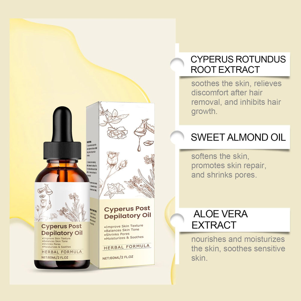 JISKG Cyperus Rotundus Oil texture close up highlights lightweight non greasy feel.