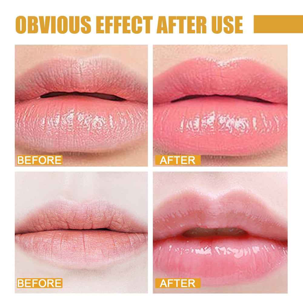 JISKG night application scene with honey pot for smooth lips