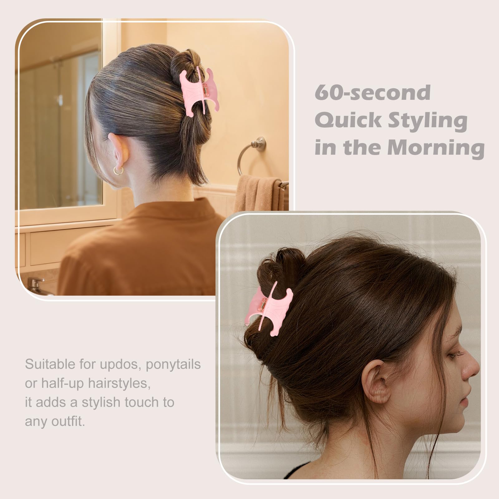 JITUIHOM 4 pack butterfly clips ready for daily wear and variety