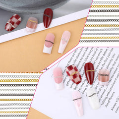 JIYIN nail chains cut to length for custom nail designs
