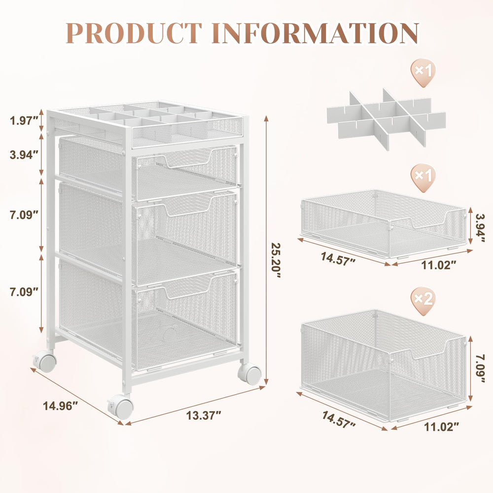 JKsmart 360-degree casters with brakes enable easy, stable room-to-room movement.