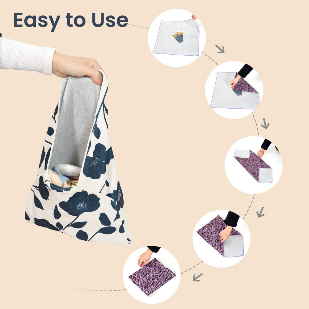 JL LET.DR.JHOME multipurpose storage shows versatile travel bag for cables and cosmetics.