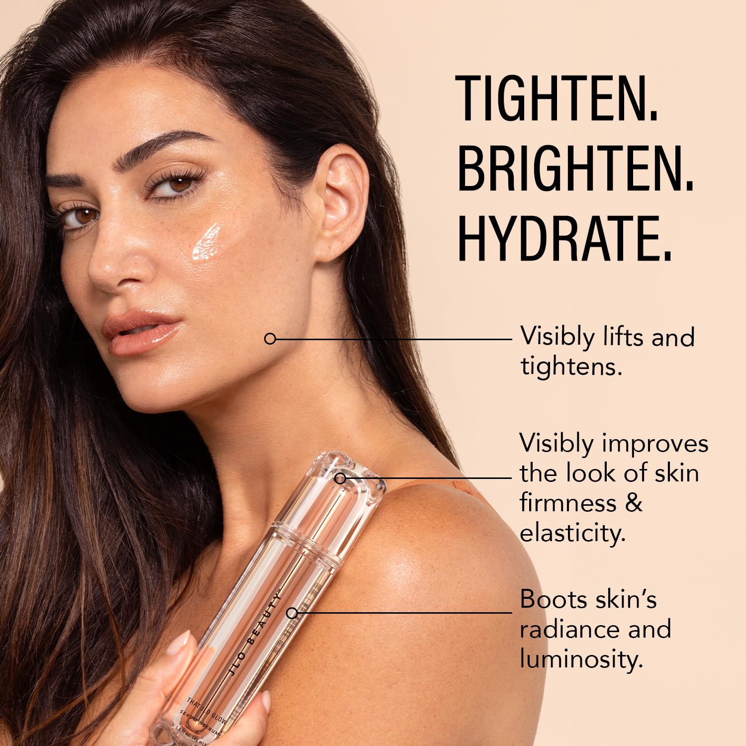 JLO BEAUTY Brightening Serum vitamin c and niacinamide for even tone and brightness