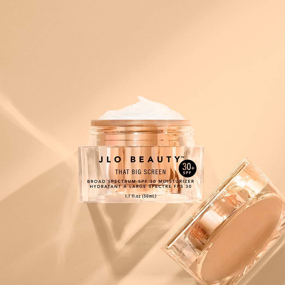 JLO BEAUTY clean ingredients label highlights paraben-free and fragrance-free formulation.