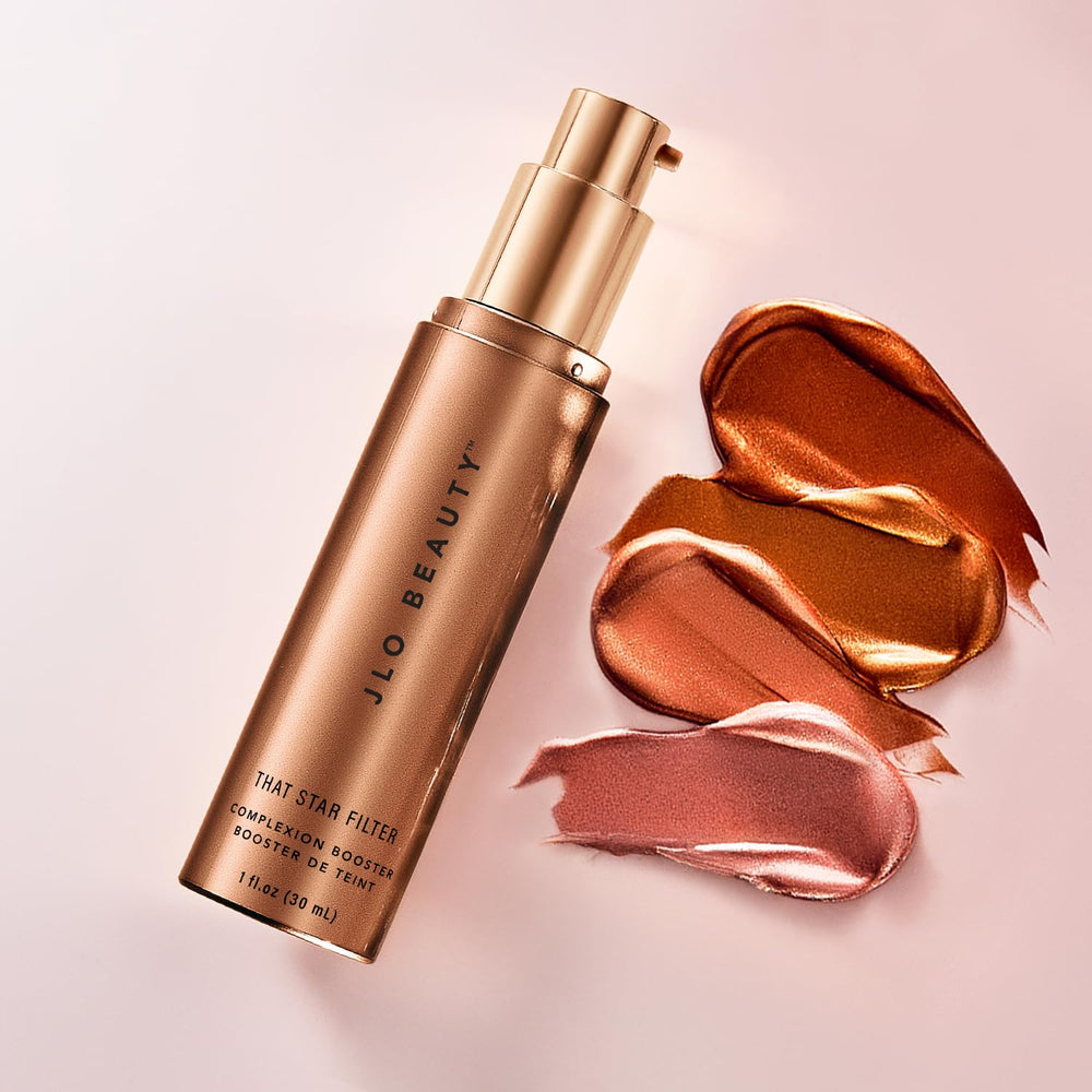 JLO Beauty complexion booster Rose Gold makeup primer prep for glow