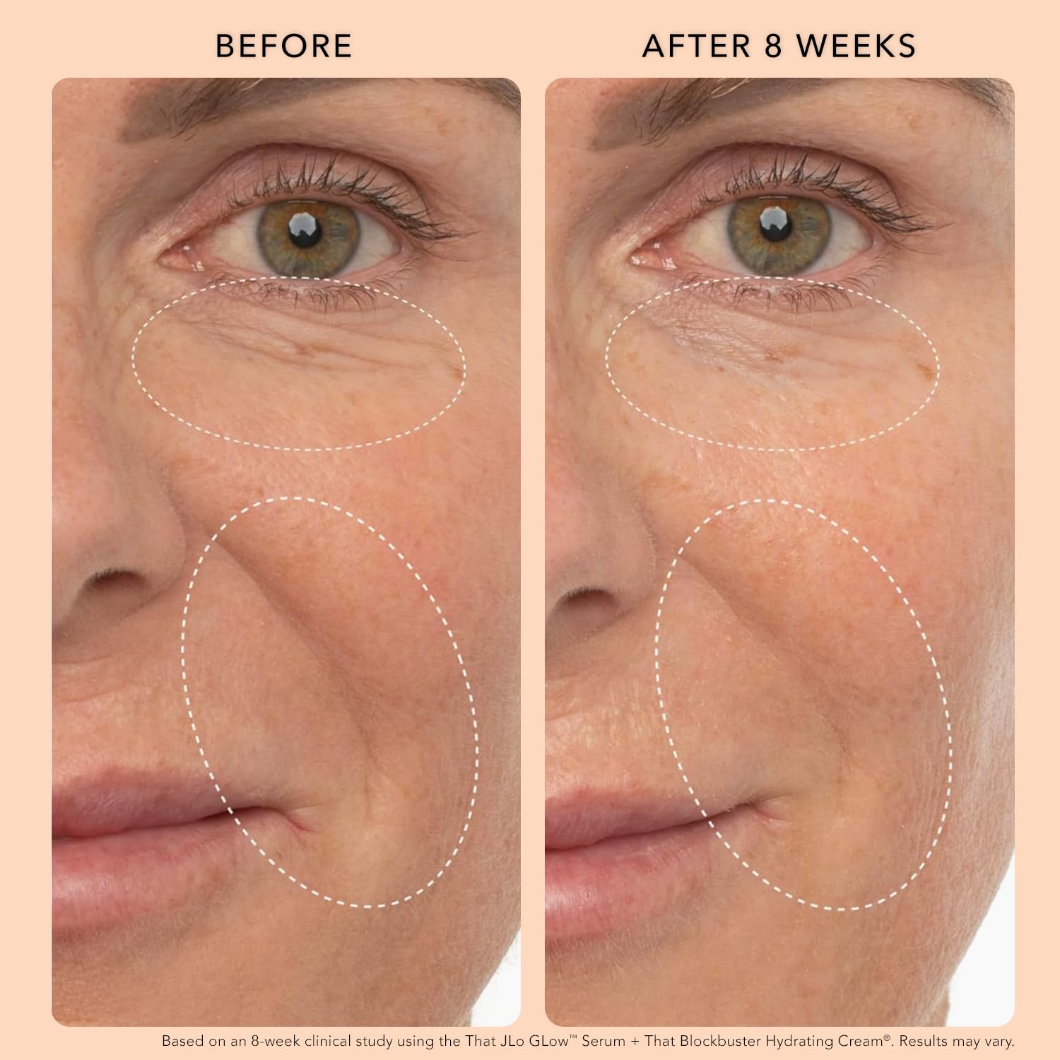 JLO BEAUTY Cream on the face under makeup as a day primer use.
