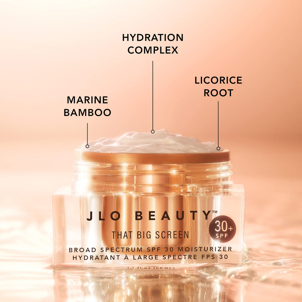 JLO BEAUTY lightweight non-comedogenic formula appears to absorb quickly for all-day comfort.