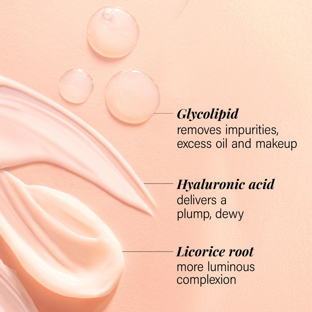 Step-by-step usage image showing morning and night routine for streamlined daily care with three products