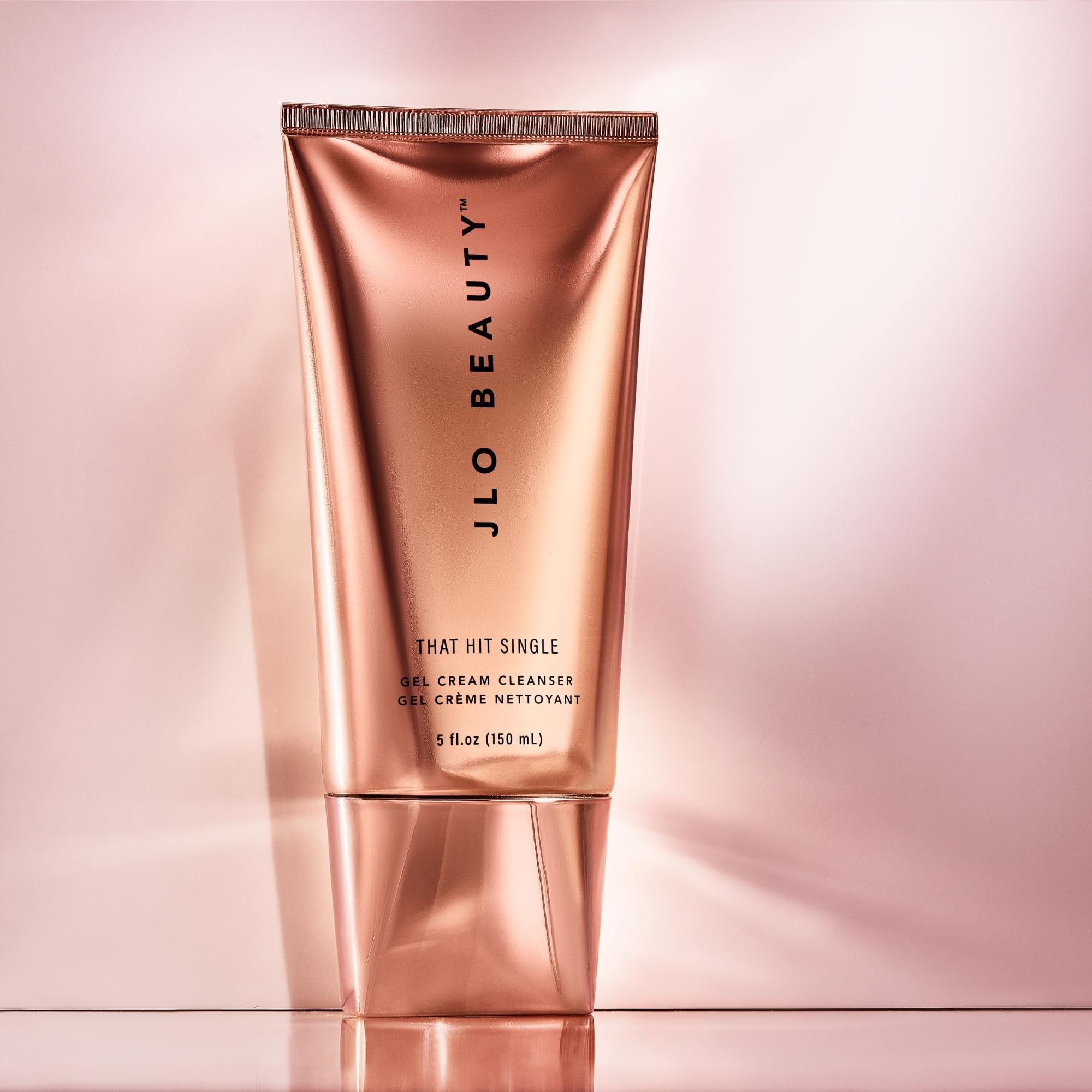 JLO BEAUTY That Hit Single inspired cleanser imagery for makeup removal and refresh