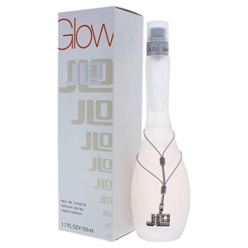 Glow by Jennifer Lopez mid-notes image features jasmine, orris, rose for soft elegance