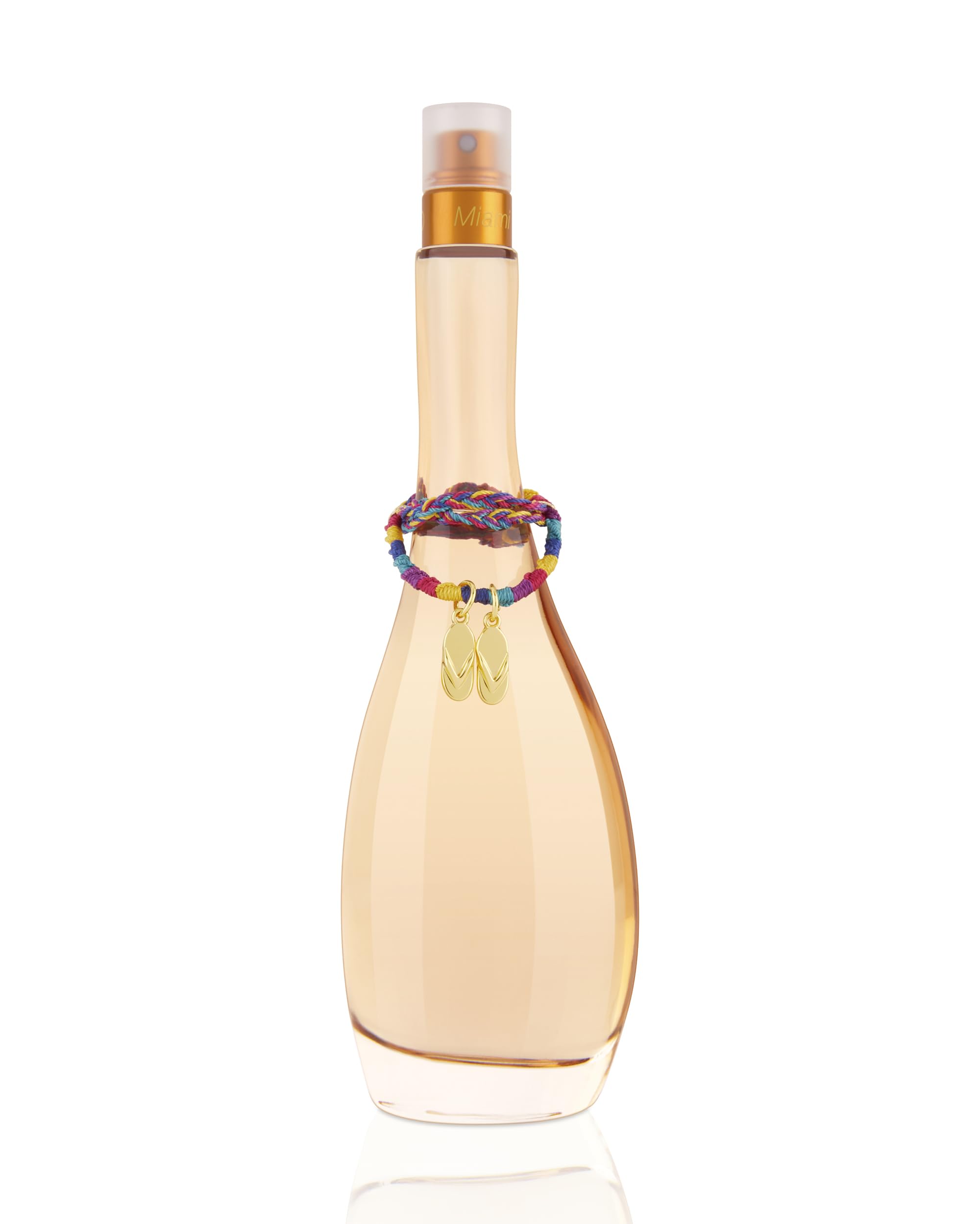 Jennifer Lopez Miami Glow bottle front for daily radiance and confident daytime wear.