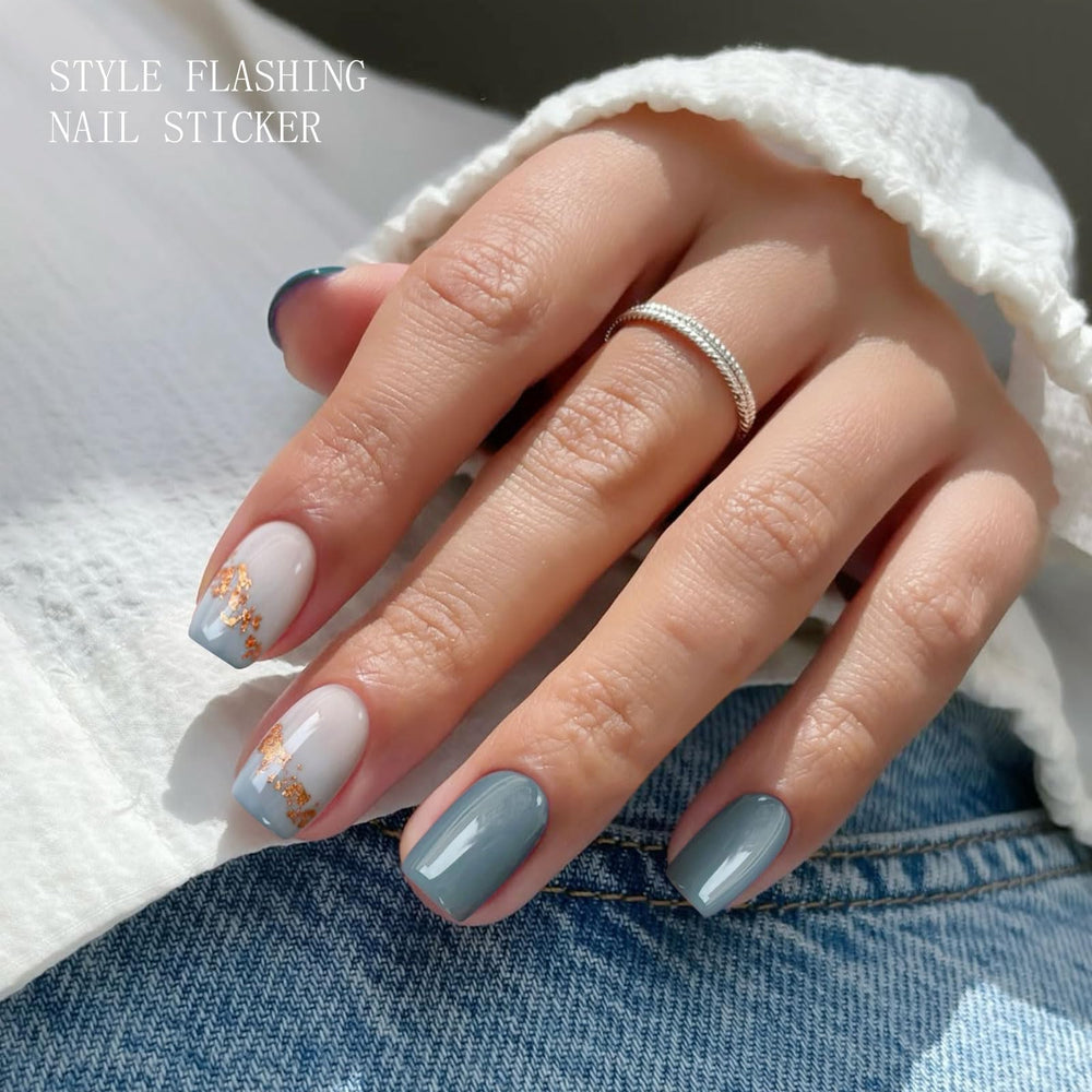 JMEOWIO easy-application nail wraps ideal for beginners