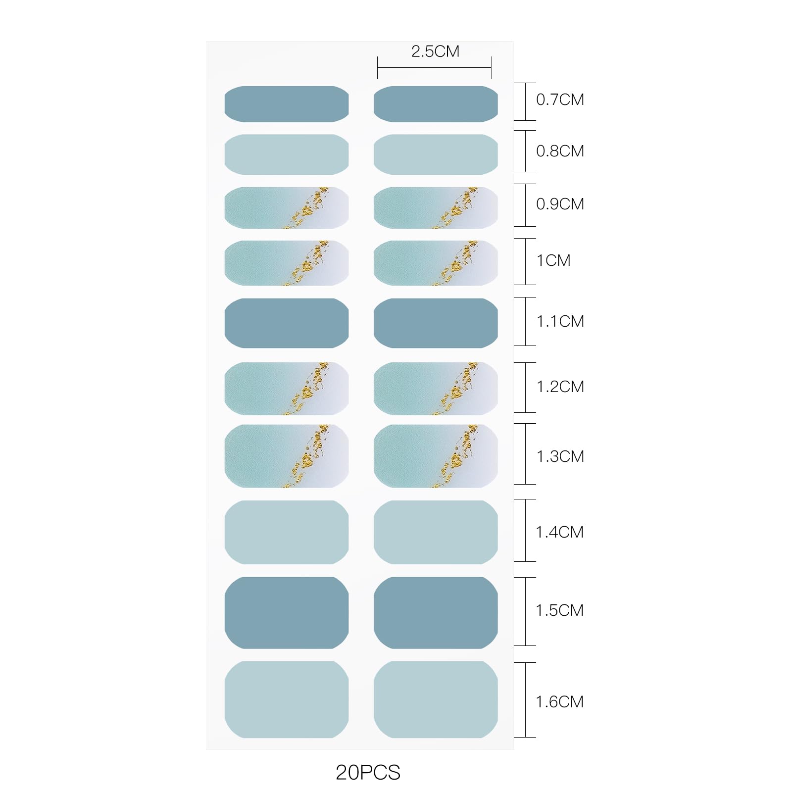 JMEOWIO semi-cured gel nail wraps ready to use for quick manicure