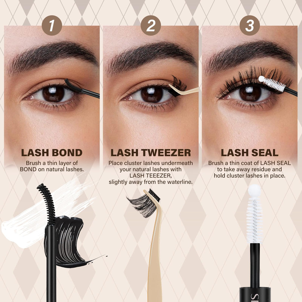 JMS&JMS eyelash brush and accessories aiding precise grooming and natural look.