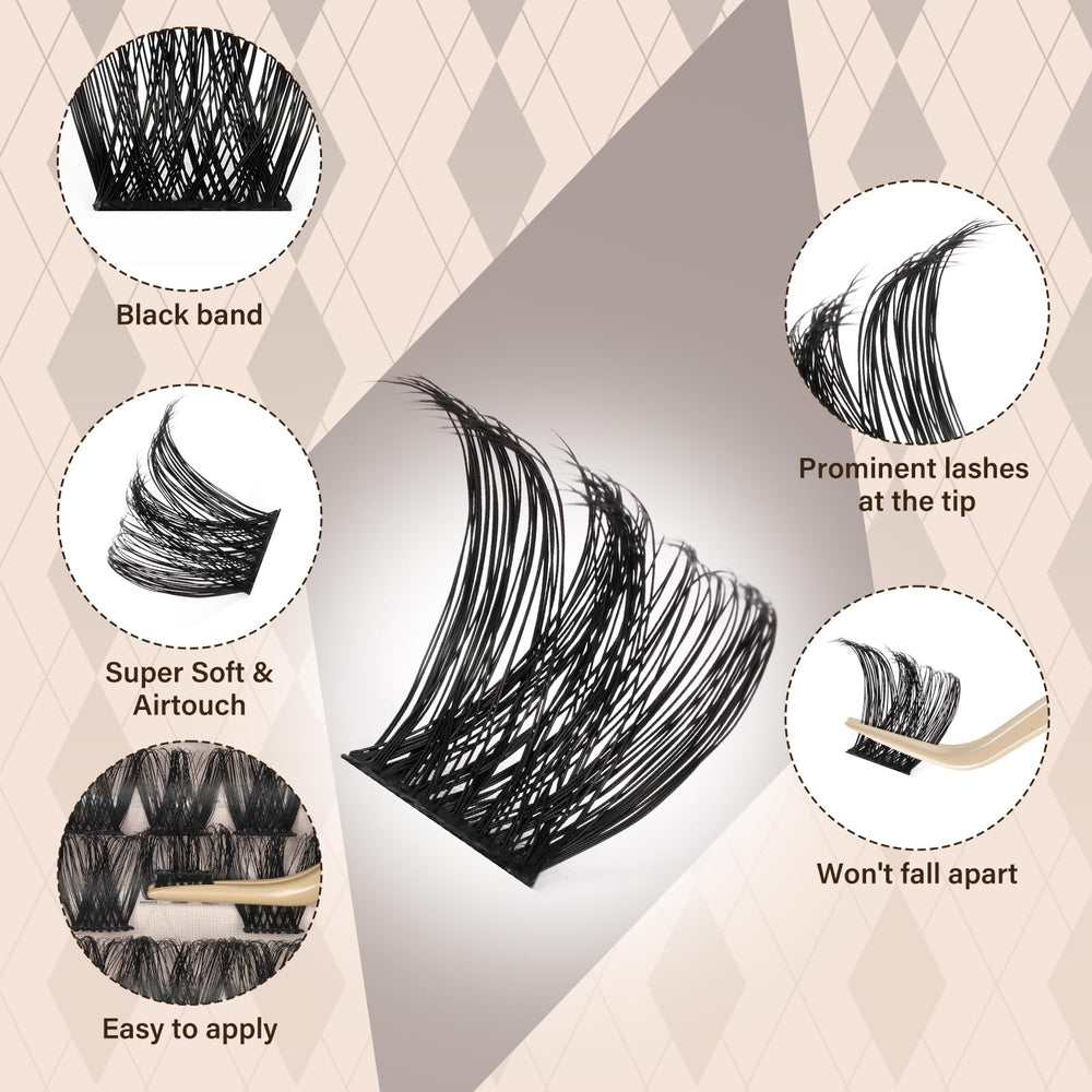 JMS&JMS Lash Bond and Seal dual-tube shown for simplified at-home lash application.