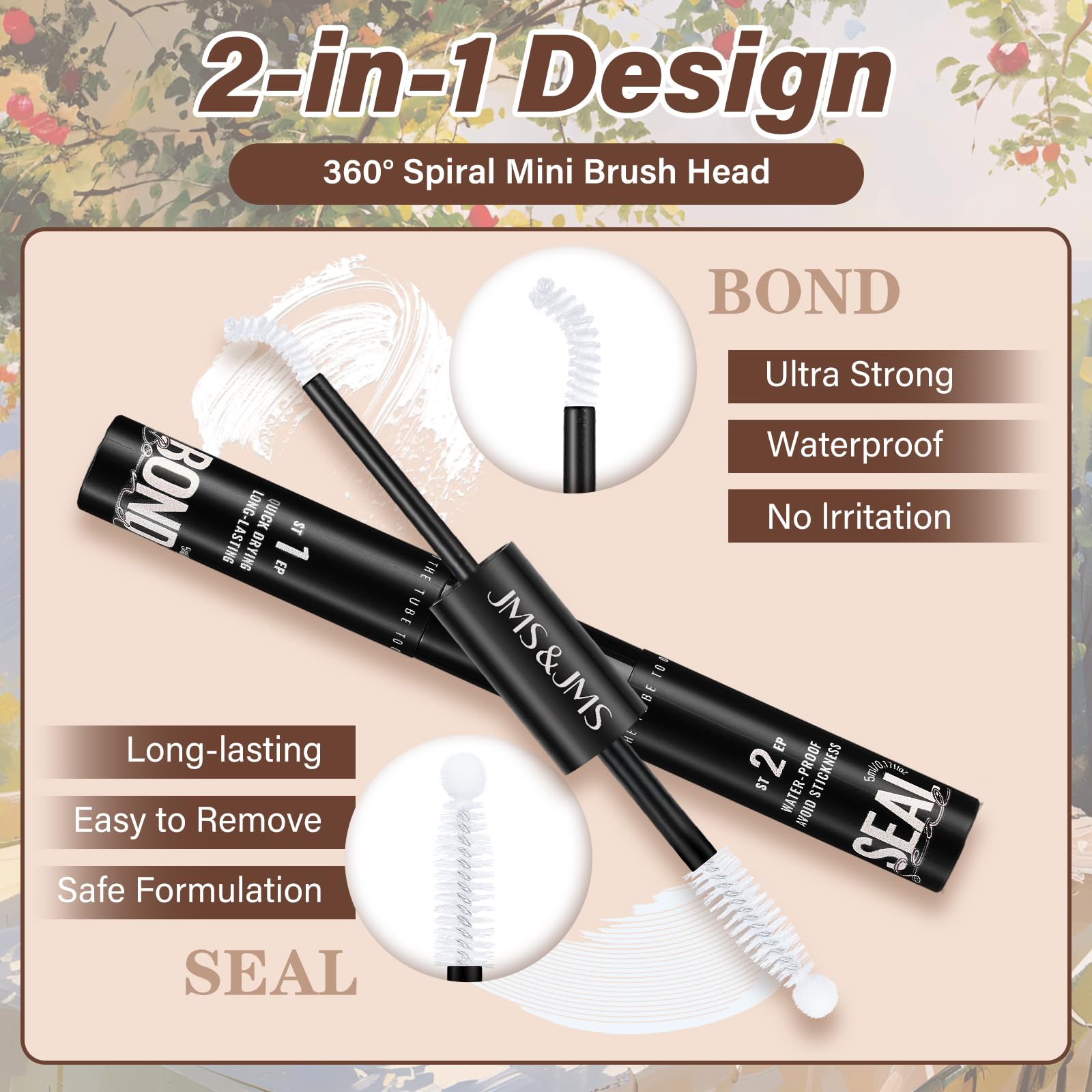 JMS&JMS Velour Lash Clusters natural wispy look with durable hold