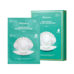 JMsolution Marine Luminous Pearl mask packaging signals premium hydration for daily use.